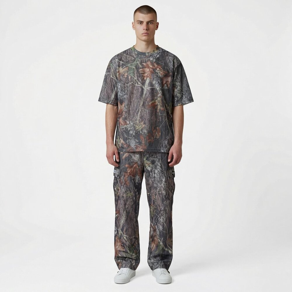 Scent Shield Camo Cargo Pant Set Mens Size L 36x32 Perforated Realtree Mossy Oak